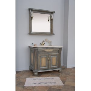 Комплект мебели для ванной Classic 90Р зеркало в раме Аллигатор-мебель