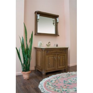 Комплект мебели для ванной Classic 100А (цвет 92) зеркало в раме Аллигатор-мебель