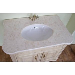 Комплект мебели для ванной Classic 100А (цвет 1015) зеркало в раме Аллигатор-мебель